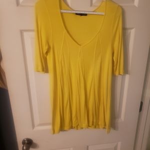 Yellow womens tunic